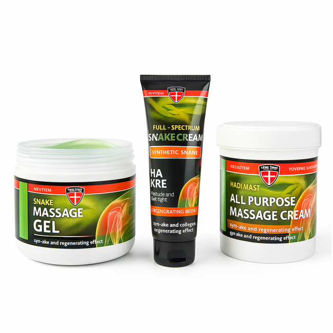 Pachet crema si gel cu venin de vipera la puterea a 3-a Pachet crema si gel cu venin de vipera la puterea a 3-a