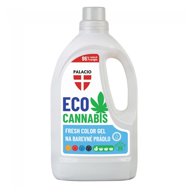EcoCannabis Fresh - Detergent lichid pentru rufe colorate 1.5L