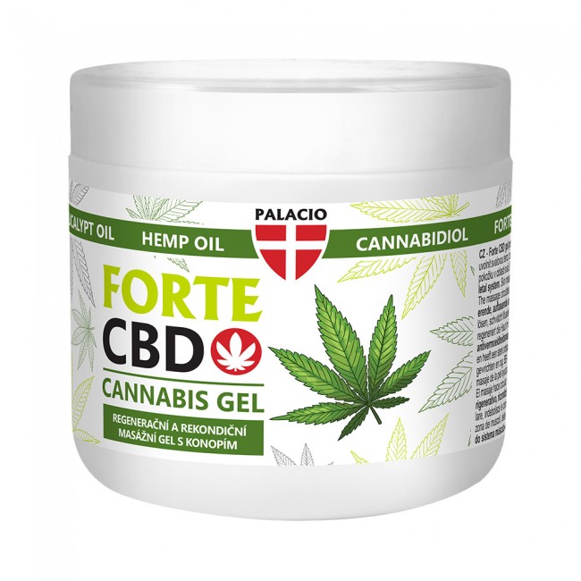 CBD Forte - Gel Masaj cu Extract de Canepa si Plante Medicinale - 600 ml