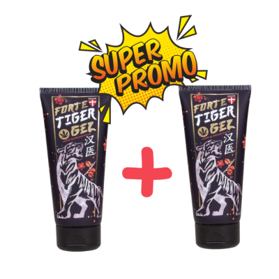 Pachet Promotional 2 x Puterea Tigrului – TIGER POWER | Gel de Masaj Antireumatic cu 11 Ingrediente din Medicina Tradițională Chinezească – 175 ml Pachet Promotional 2 x Puterea Tigrului – TIGER POWER | Gel de Masaj Antireumatic cu 11 Ingrediente din Medicina Tradițională Chinezească – 175 ml