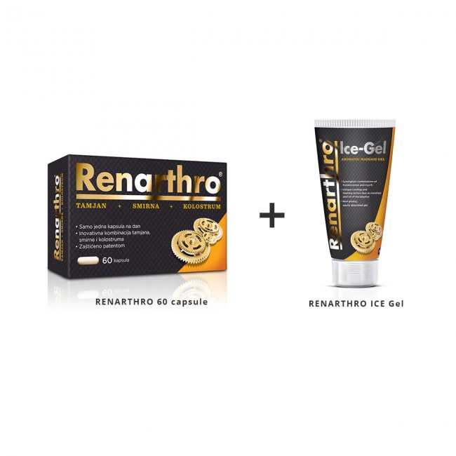 Pachet Renarthro 60 Cps + Renarthro ICE Gel